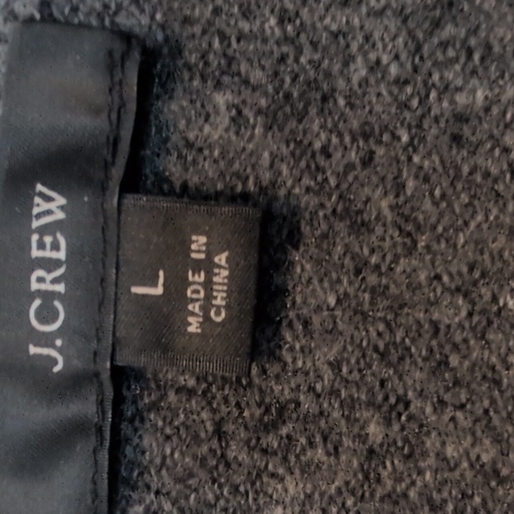 J Crew Gemstone Sweater in Supersoft Yarn, Charcoal Heather Grey, Size M - Picture 2 of 9